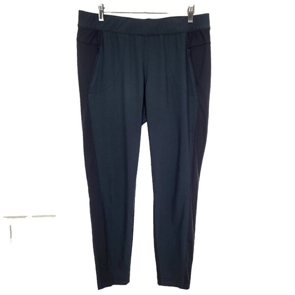 Kuhl Outleisure Legging Womens L Short Slate Blue Pull On Hiking Outdoor Active - Picture 1 of 12